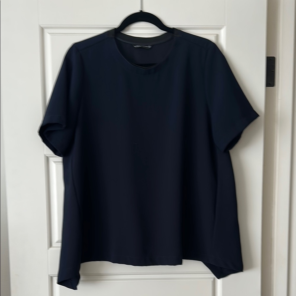 Women’s Zara Navy Blue Tunic Top